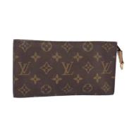 Pre-owned Canvas pouches Louis Vuitton Vintage , Brown , Dames