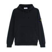 Hoodie V0020 Stijlvolle hoodies Stone Island , Blue , Heren