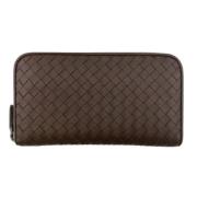 Pre-owned Leather wallets Bottega Veneta Vintage , Brown , Heren