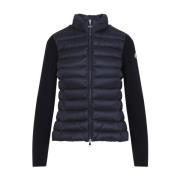 Navy Tricot Vest Moncler , Blue , Dames