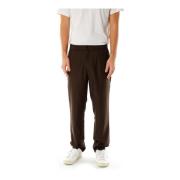 Casual elastische taille broek Samsøe Samsøe , Brown , Heren