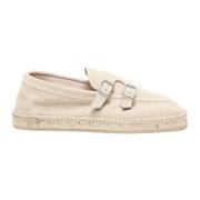 Beige Platte Schoenen met Schuine Neus Eleventy , Beige , Heren