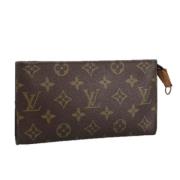 Pre-owned Canvas pouches Louis Vuitton Vintage , Brown , Dames