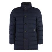 Kasjmier donsjack met ganzendons Moorer , Blue , Heren