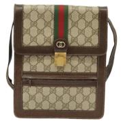 Pre-owned Canvas gucci-bags Gucci Vintage , Beige , Dames