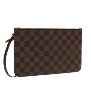 Pre-owned Canvas pouches Louis Vuitton Vintage , Brown , Dames