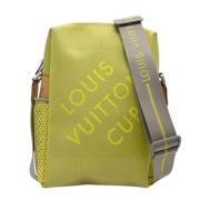 Pre-owned Canvas louis-vuitton-bags Louis Vuitton Vintage , Green , He...