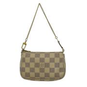 Pre-owned Canvas louis-vuitton-bags Louis Vuitton Vintage , White , Da...