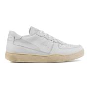 Witte Leren Sneakers Diadora , White , Heren