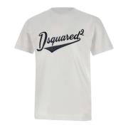 Witte Stijlvolle Shirt Dsquared2 , White , Heren