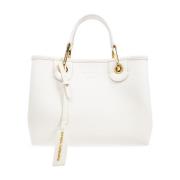 Eco-leren handtas Emporio Armani , White , Dames