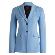 Getailleerde blazer met schone revers Hugo Boss , Blue , Dames