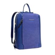 Leren rugzak Piquadro , Blue , Unisex