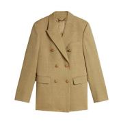 Licht Beukenhouten Blazer Golden Goose , Beige , Dames