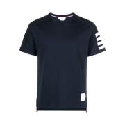 Gestreept Katoenen T-shirt Thom Browne , Blue , Heren