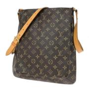 Pre-owned Canvas shoulder-bags Louis Vuitton Vintage , Brown , Dames