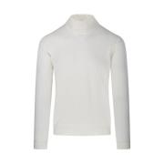 Ecru Ronde Hals Sweater Roberto Collina , Beige , Heren