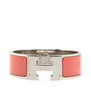 Pre-owned Fabric bracelets Hermès Vintage , Pink , Dames