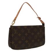 Pre-owned Canvas louis-vuitton-bags Louis Vuitton Vintage , Brown , Da...