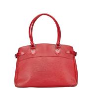 Pre-owned Leather louis-vuitton-bags Louis Vuitton Vintage , Red , Dam...