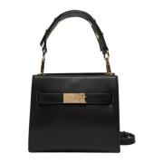 Zwarte Schoudertas met Rits Tommy Hilfiger , Black , Dames