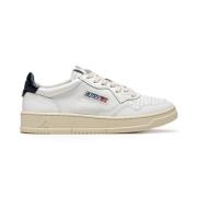 Witte Sneakers met Blauwe Hiel Autry , White , Dames