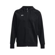 Rival Fleece FZ Hoodie Under Armour , Black , Dames