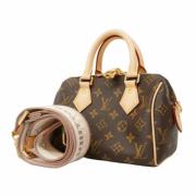 Pre-owned Fabric louis-vuitton-bags Louis Vuitton Vintage , Brown , Da...