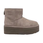 Klieke Mini Platform Laars UGG , Gray , Dames