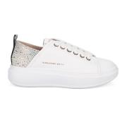 Wembley Witte Strass Sneakers Alexander Smith , White , Dames