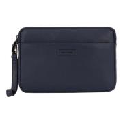 Blauwe Clutch Tas Piquadro , Blue , Heren