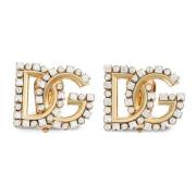 Gouden Bijoux Clip-On Oorbellen Dolce & Gabbana , Yellow , Dames