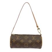 Pre-owned Canvas clutches Louis Vuitton Vintage , Brown , Dames