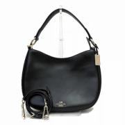 Pre-owned Leather handbags Coach Pre-owned , Black , Dames