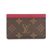 Pre-owned Leather wallets Louis Vuitton Vintage , Brown , Dames