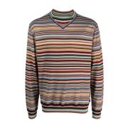 Gestreepte Wollen Trui Paul Smith , Multicolor , Heren