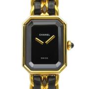 Pre-owned Glass watches Chanel Vintage , Black , Dames