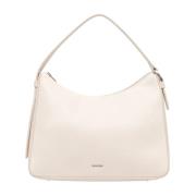 Witte Rits Handtas Lente/Zomer Vrouwen Calvin Klein , White , Dames