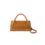 Leather handbags Jacquemus , Brown , Dames