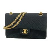 Pre-owned Cotton chanel-bags Chanel Vintage , Black , Dames