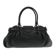 Pre-owned Leather louis-vuitton-bags Louis Vuitton Vintage , Black , D...