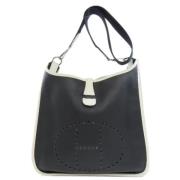 Pre-owned Leather shoulder-bags Hermès Vintage , Black , Dames