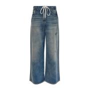 Drawstring Jeans MM6 Maison Margiela , Blue , Dames