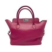 Pre-owned Leather handbags Hermès Vintage , Pink , Dames