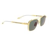 Luxe Goud Vergulde Zonnebril Dita , Yellow , Dames