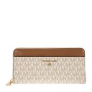 Portemonnee/kaarthouder Michael Kors , Beige , Dames