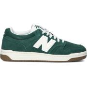 Groene Suède Lage Sneakers Bb480 New Balance , Green , Dames