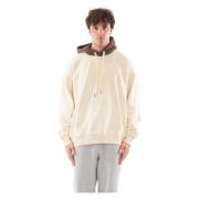 Comfortabele Boucle Hoodie voor Koud Weer Timberland , Beige , Heren