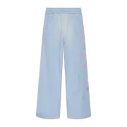 Sweatpants met print Palm Angels , Blue , Dames