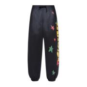 Sweatpants met print Palm Angels , Black , Heren